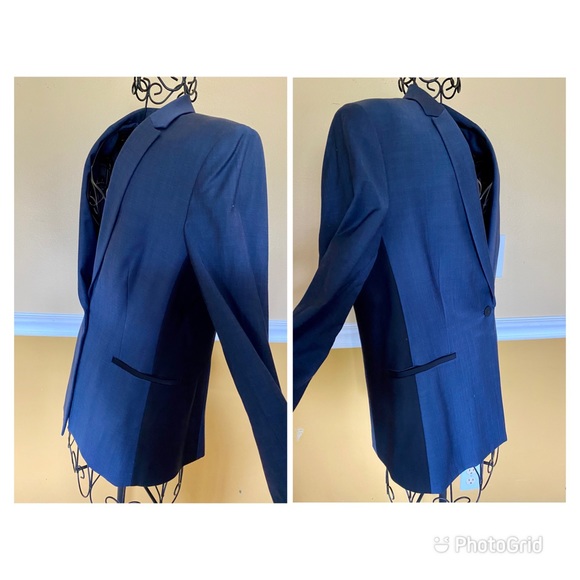 Ellie Tahari color block classic blazer - Picture 3 of 11